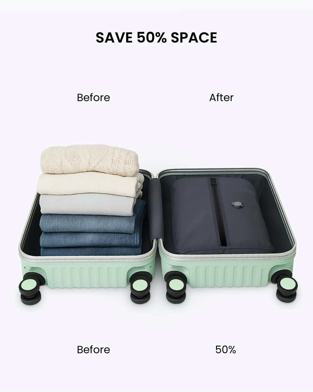 Vacuum Travel Compression Set